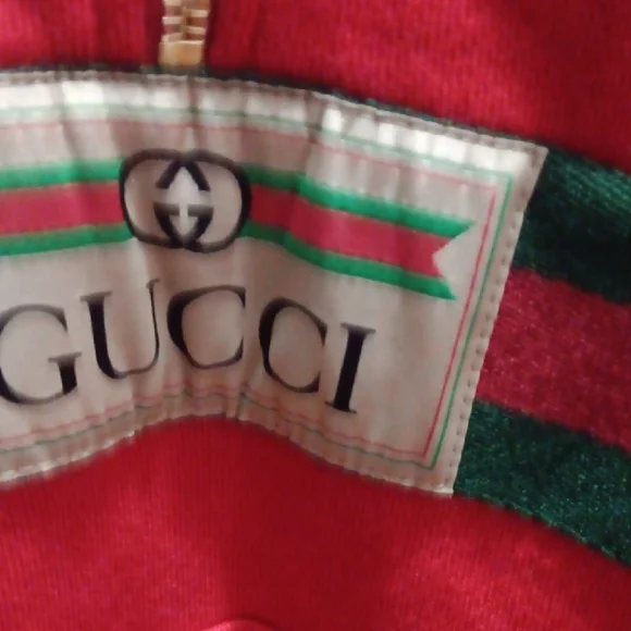Gucci Red Sweatshirt with Green and Black Accents - Picture 3 of 7